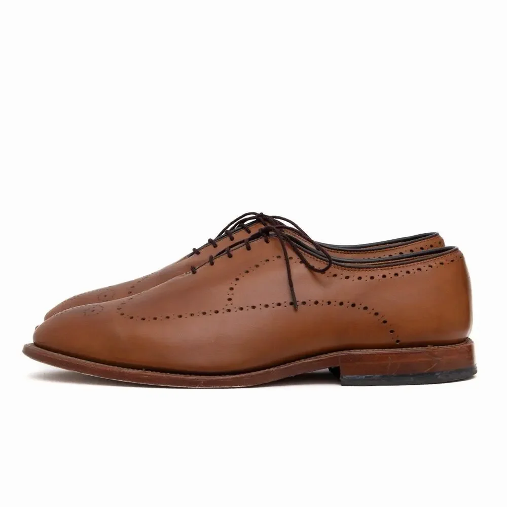 $495 Allen Edmonds Fairfax Brown Leather Oxford Dress Shoes — US 10 EEE